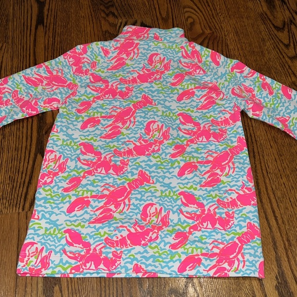 Lilly Pulitzer girls little skipper popover & chrissy shorts lobstah roll L NWT - Picture 10 of 13